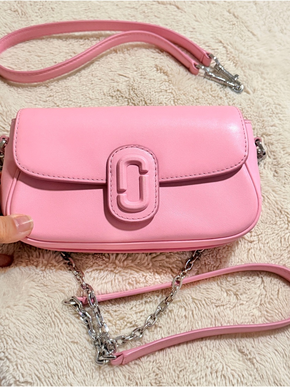 Marc Jacobs Clover Pink Crossbody Shoulder Bag